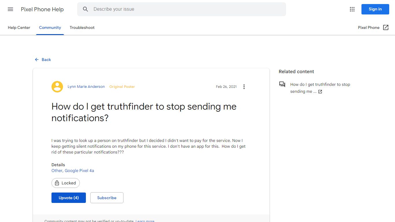 How do I get truthfinder to stop sending me notifications ... - Google